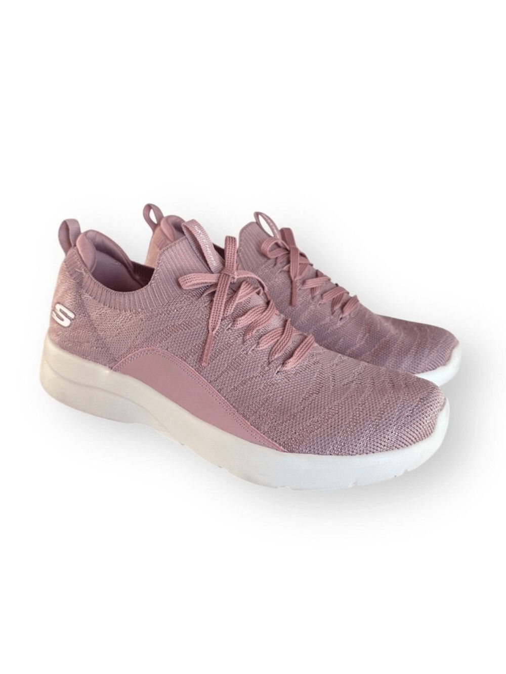 Skechers Dynamight 2.0 Pounce Back Womens Sneakers Pink Size 9 Athletic